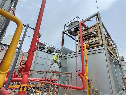 玻璃鋼冷卻塔防凍工作停機注意事項